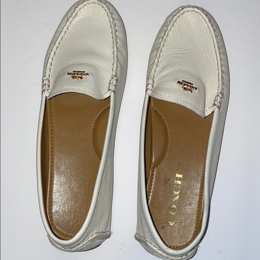 COACH LEATHER LOAFERS